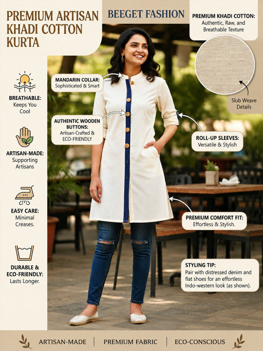 Women Khadi Kurta