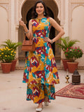 Women Floral Printed Regular Kurta with Palazzos