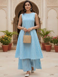 Women Printed Regular Pure Cotton Kurta with Palazzos