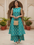 Women Ethnic Motifs Printed Regular Kurta with Palazzos
