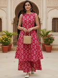 Women Ethnic Motifs Printed Kurta with Palazzos