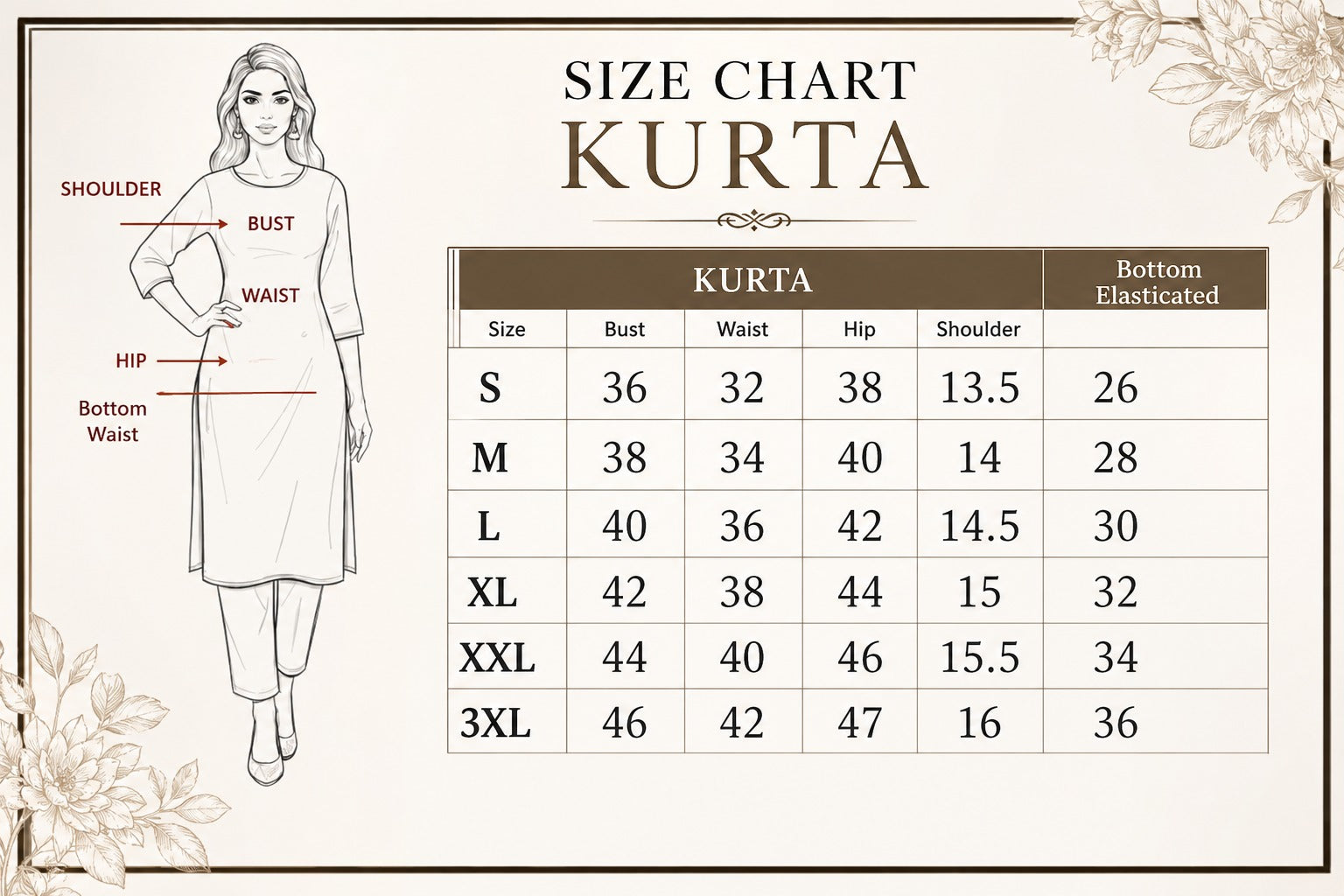 Women White Floral Printed Regular Kurta With Palazzos