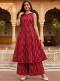 Women Ethnic Motifs Printed Regular Kurta with Palazzos