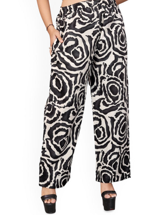 Women Geometric Printed Kurta with Palazzos