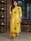 Women Floral Printed Regular Kurta with Palazzos