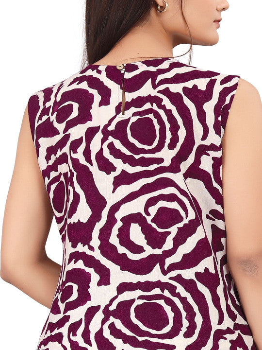 Women Printed Regular Kurta with Trousers