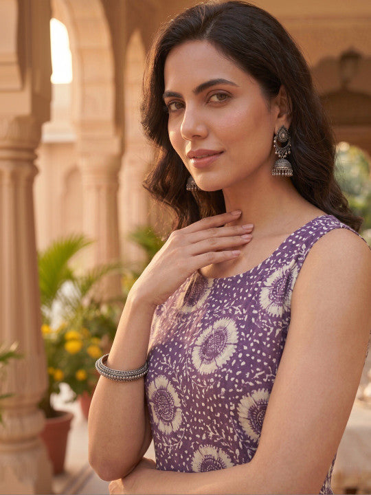 Women Floral Printed Regular Kurta with Palazzos